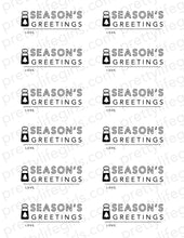 Load image into Gallery viewer, Season's Greetings Printable Tag