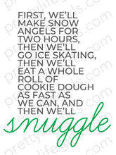 Load image into Gallery viewer, Then We'll Snuggle Printable Gift Tag
